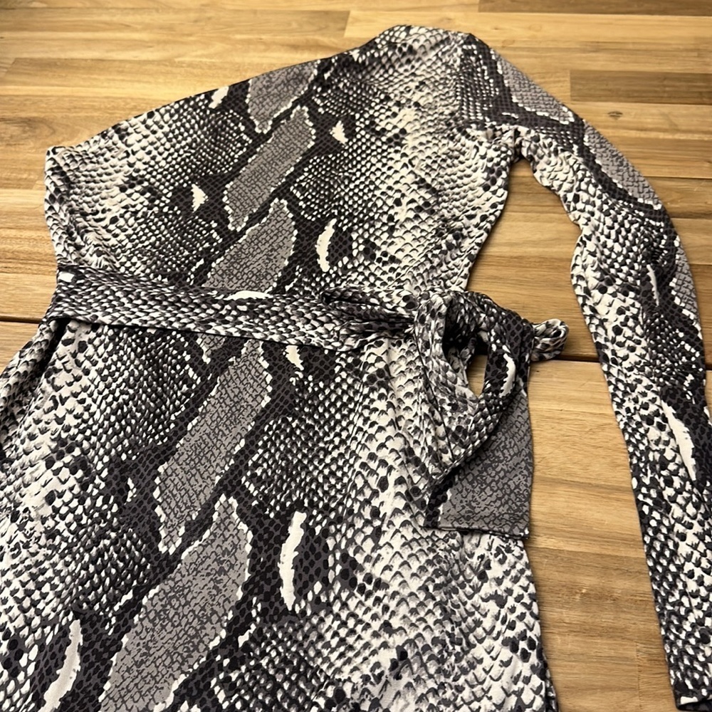 Diane Von Furstenberg Python One Shoulder Dress - image 6